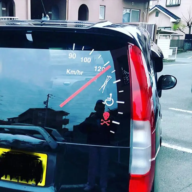 Предупреждающий Забавный кластер спидометра автомобильная наклейка Виниловая