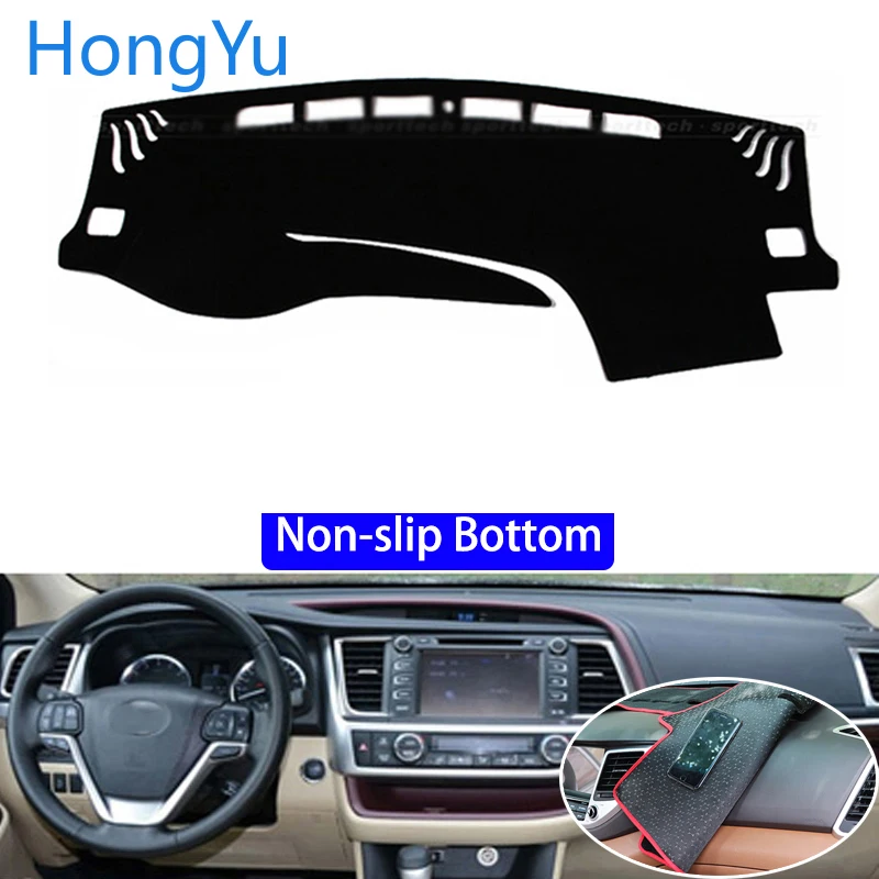 Для Toyota Highlander 2015 2018 автомобильный Стайлинг Нескользящие нижние Чехлы Dashmat Dash