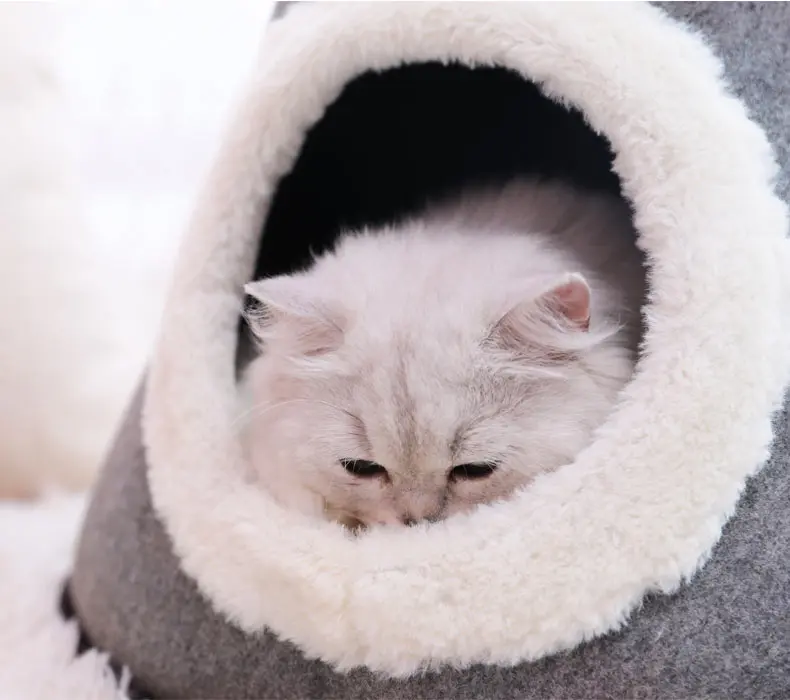 HOOPET кошка кровать щенок питомник дом кошка спальный мешок теплое гнездо высокое качество