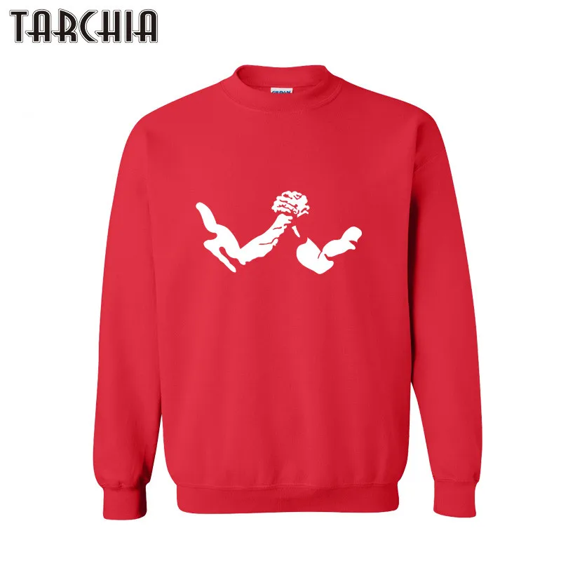 Толстовка TARCHIA мужская с длинным рукавом Модный хлопковый пуловер круглым