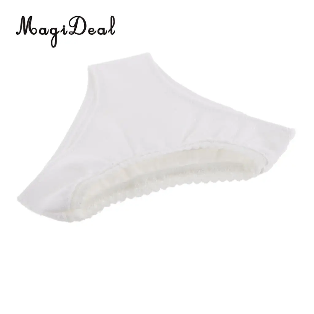 Нижнее белье MagiDeal из хлопка 1/6 однотонные белые трусы для 12 дюймов BJD SD Dollfie