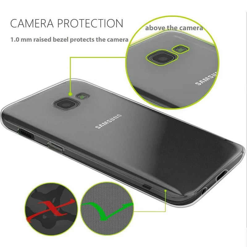 Силиконовый чехол для Samsung Galaxy S8 с полным корпусом передняя и задняя крышка A5
