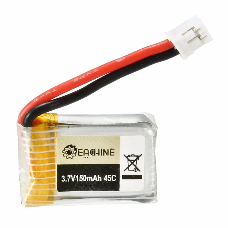 3 7 V 150mah 45C Улучшенная литий-полимерная батарея для Eachine E010 E010C RC Мини Дрон