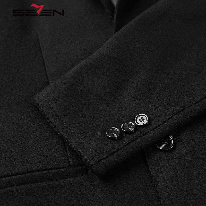 Seven7 модные для мужчин Блейзер повседневное Slim Fit костюм Мужская весенняя куртка