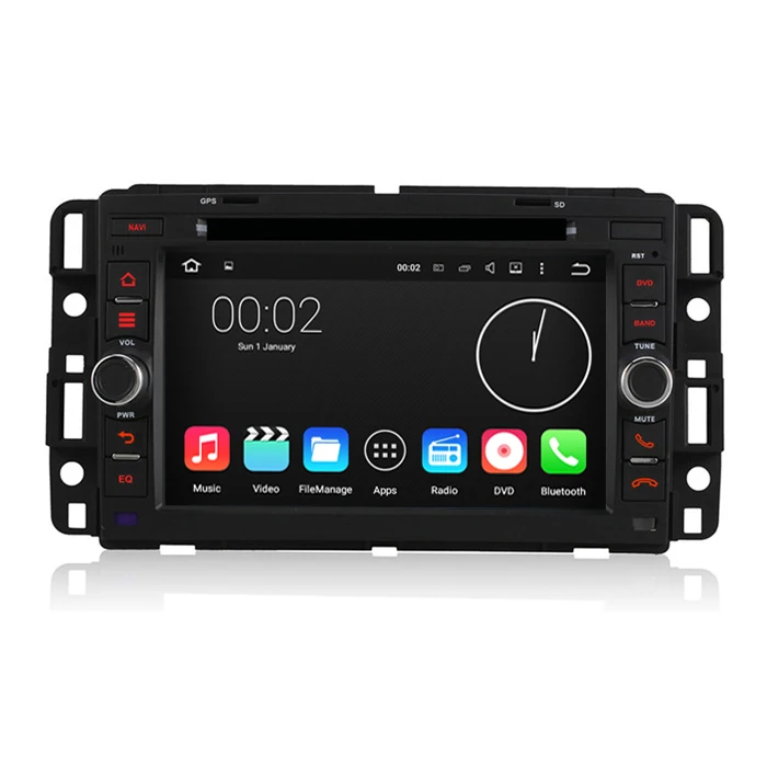 1024*600 Quad Core Android 5.1.1 Dvd-плеер Автомобиля Для GMC юкон Savana Сьерра Tahoe Acadia Denali Chevrolet Chevy