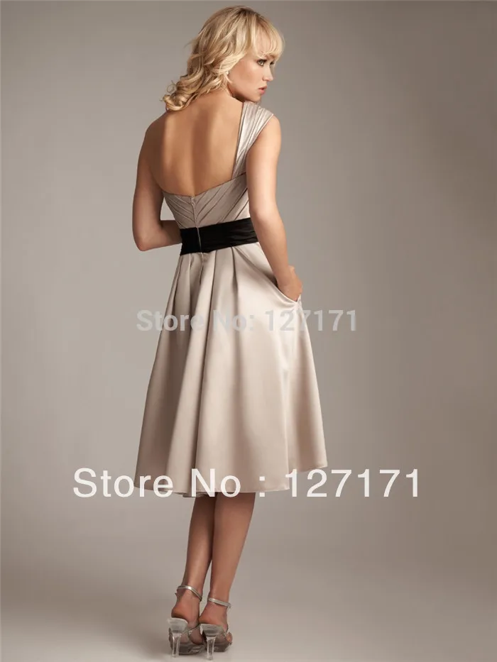 Free Shipping New Arrival Chiffon With Simple Ruched Strapless A-line Bridesmaid Dresses 2013 Long/ Short Party Dress BR-04 |