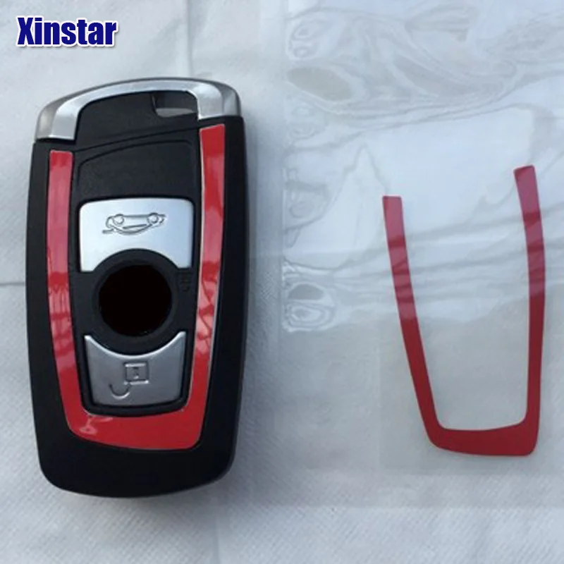 2 шт. наклейка на ключ от автомобиля для BMW E46 E52 E53 E60 E90 F01 F20 F10 F30 F15 X1 X3 X5 X6 возраст 1 3 4