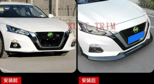 5 шт. накладки на передний бампер из углеродного волокна для Nissan Altima 2019 |
