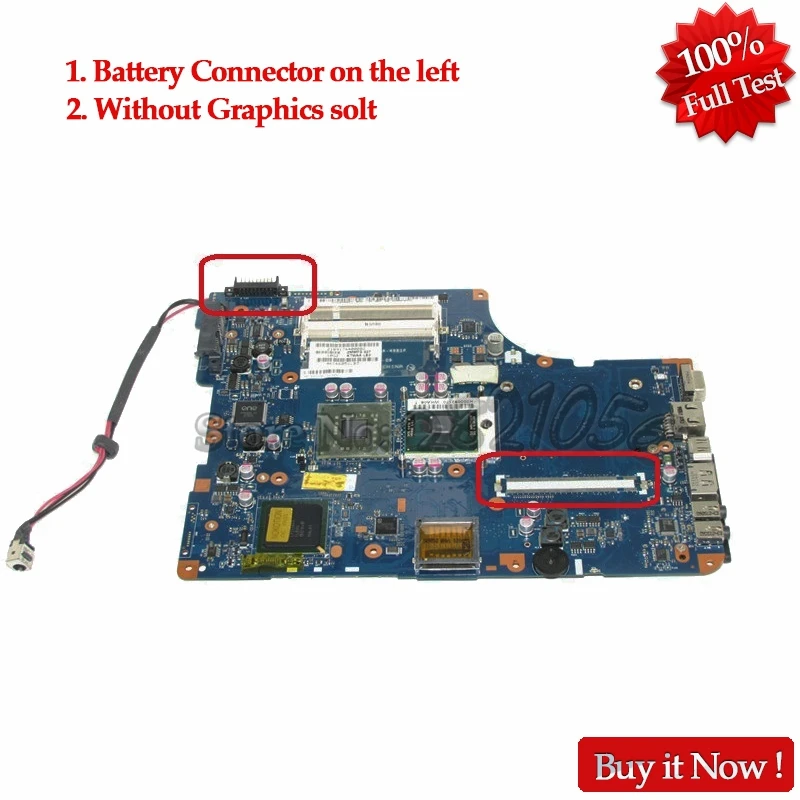 Материнская плата NOKOTION KSWAA LA-4981P K000078970 для ноутбука toshiba satellite L500 L550 HD GMA GM45 DDR2 |