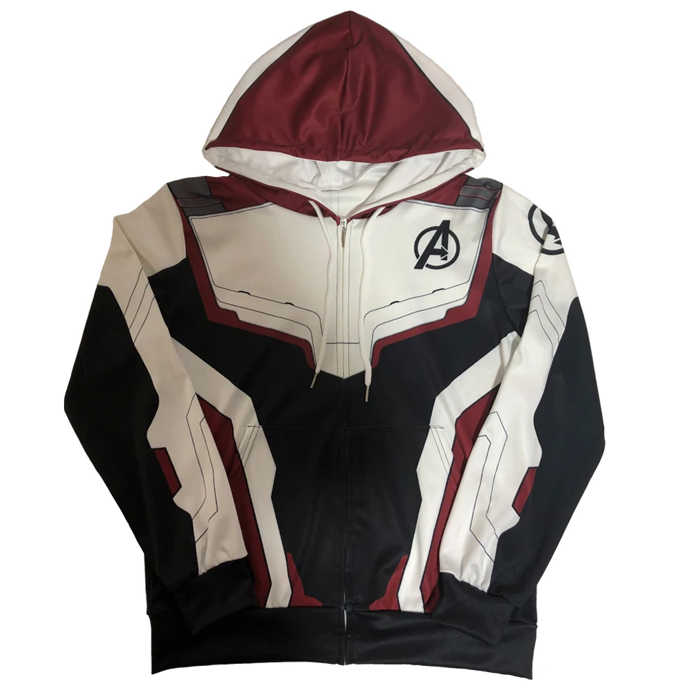 Endgame Hoodie Cosplay Jacket Sweatshirt Costumes Quantum Realm Pants superhero Hoodies Long Pant suit Costume