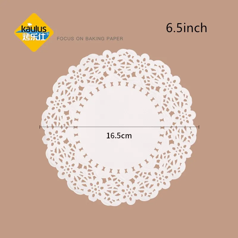 6.5 inch 20 шт 6/8 дюймов пергаментная бумага для выпечки круги предварительно вырезанные круглые пергаментные листы для тортов голландская печь воздушная фритюрница ватрушки navidad - Цвет: 6.5 inch