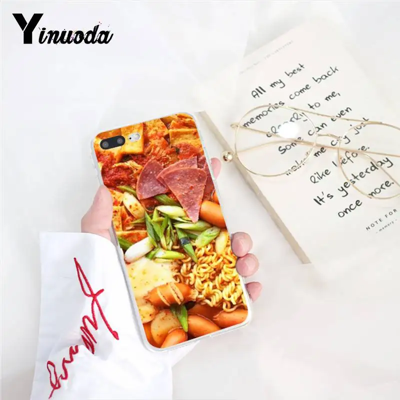 Yinuoda для iphone 7 XSMAX чехол жареной лапши быстрого приготовления узор мягкий телефона