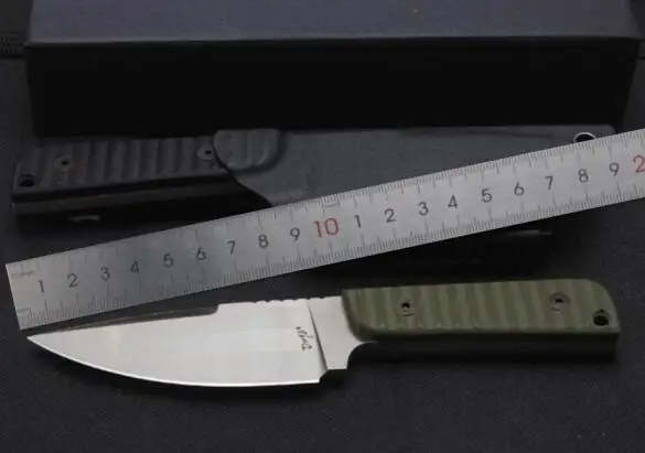Прямой нож DC53 лезвие G10 ручка CNC 60HRC фиксированное охотничий кемпинг для выживания