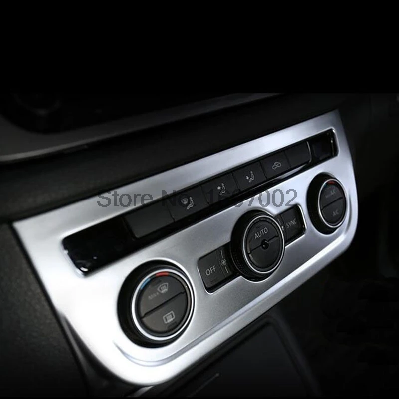 Матовые хромированные центральные консоли для Volkswagen VW Tiguan 2012 2013 2014 2015 кнопки