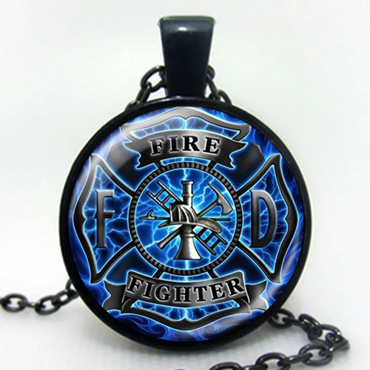 Новое модное художественное Подарочное ожерелье с пожарной тематикой