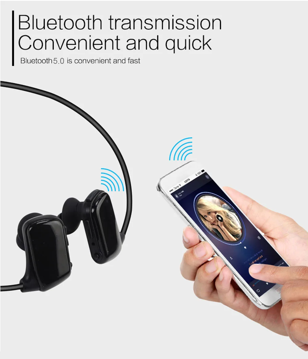 Новый дешевый беспроводной музыкальный проигрыватель 8G/16G/32G Bluetooth MP3 наушники bt