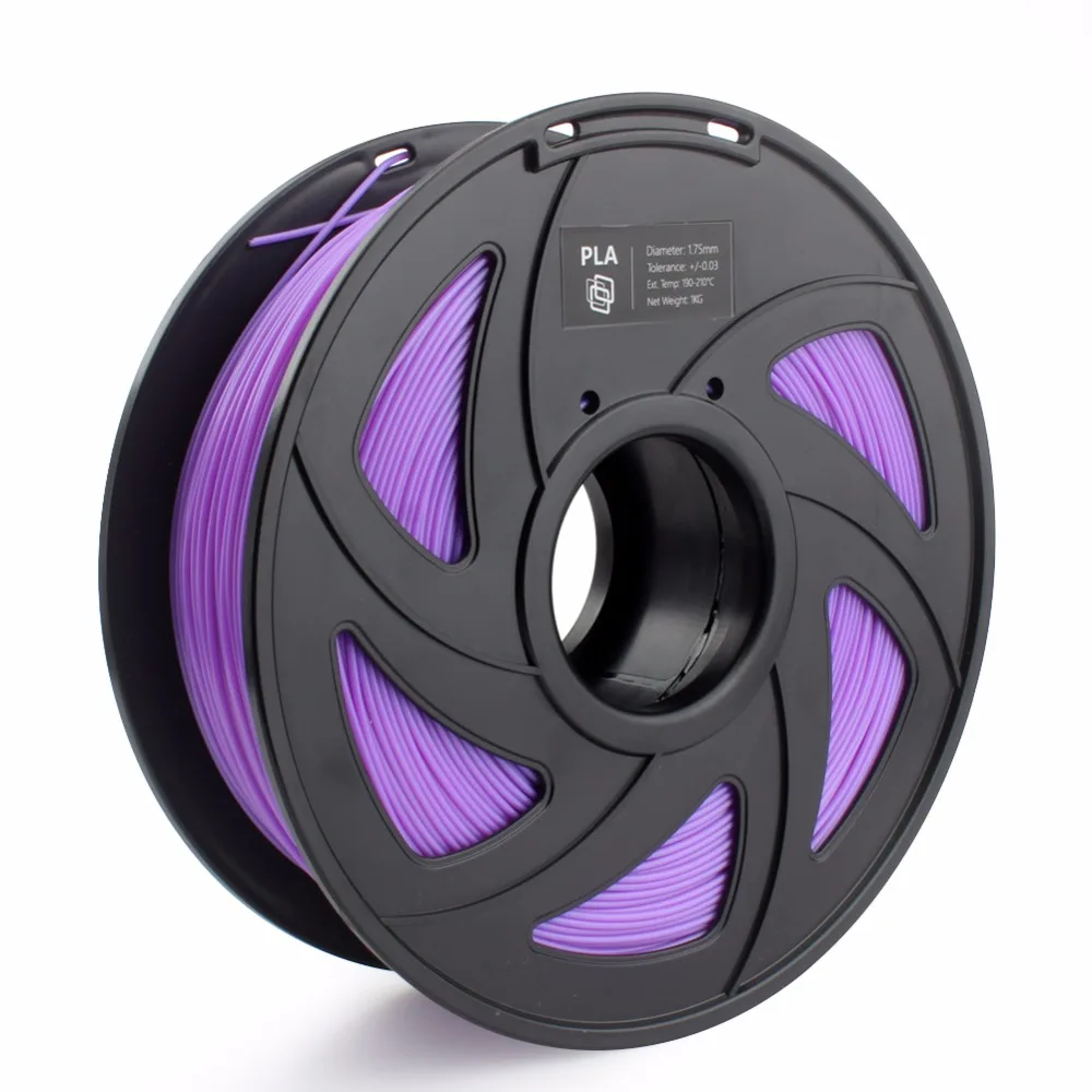 Нить CREOZONE PLA 1 75 мм кг пластик для 3d печати материалы фиолетового цвета|pla filament 1.75mm