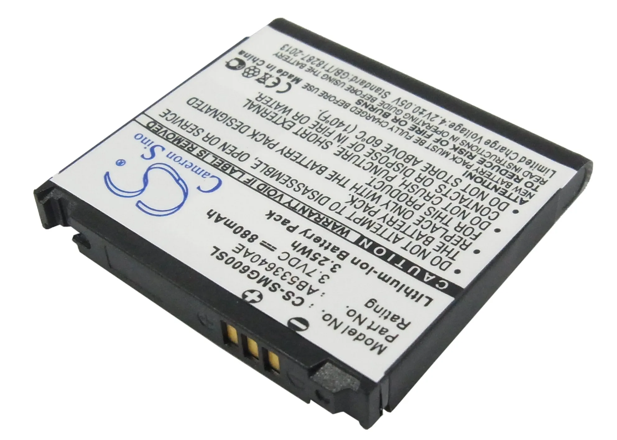 Аккумулятор Cameron Sino 880 мАч AB533640CE/CU/DE для 3600i M8800 S3600 S3600C F268 F330 F338 F490 G608 J630 J638|Цифровые