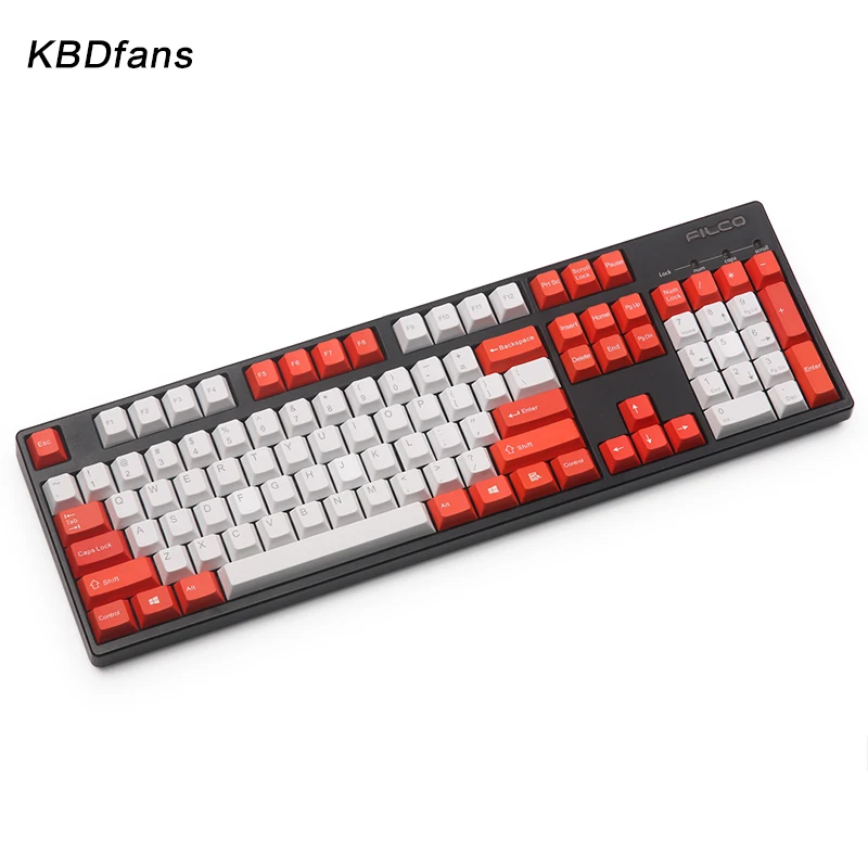 Kbdfans Новое поступление pbt топ с принтом кепка вишневый профиль 117 клавиш 1 75 shift для