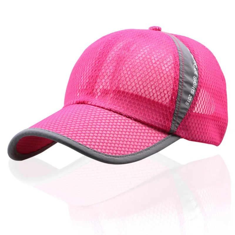 Новый быстросохнущей сетки Для мужчин Бейсбол Кепки женщин Snapback гольф