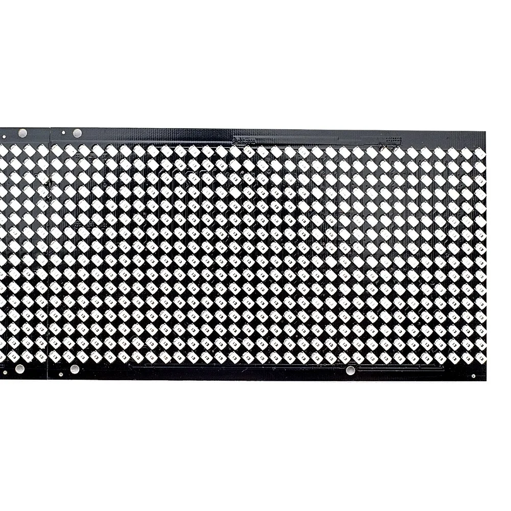 34 см SMD P5mm Белый светодиодный дисплей Программируемый Прокрутка сообщения