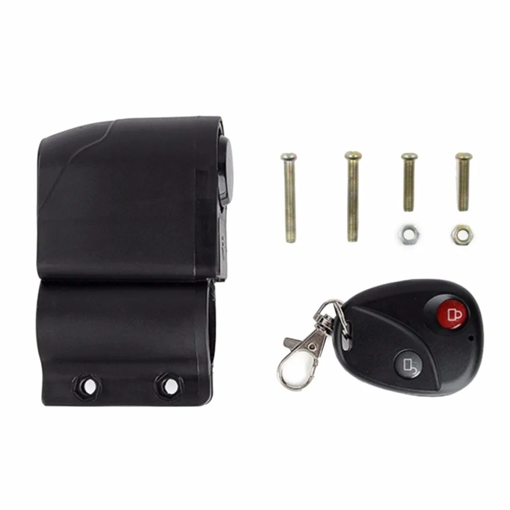 Bicycle Alarm Lock Anti-theft With Remote Controller Riding Cycling Security Vibration Accessories New | Спорт и развлечения