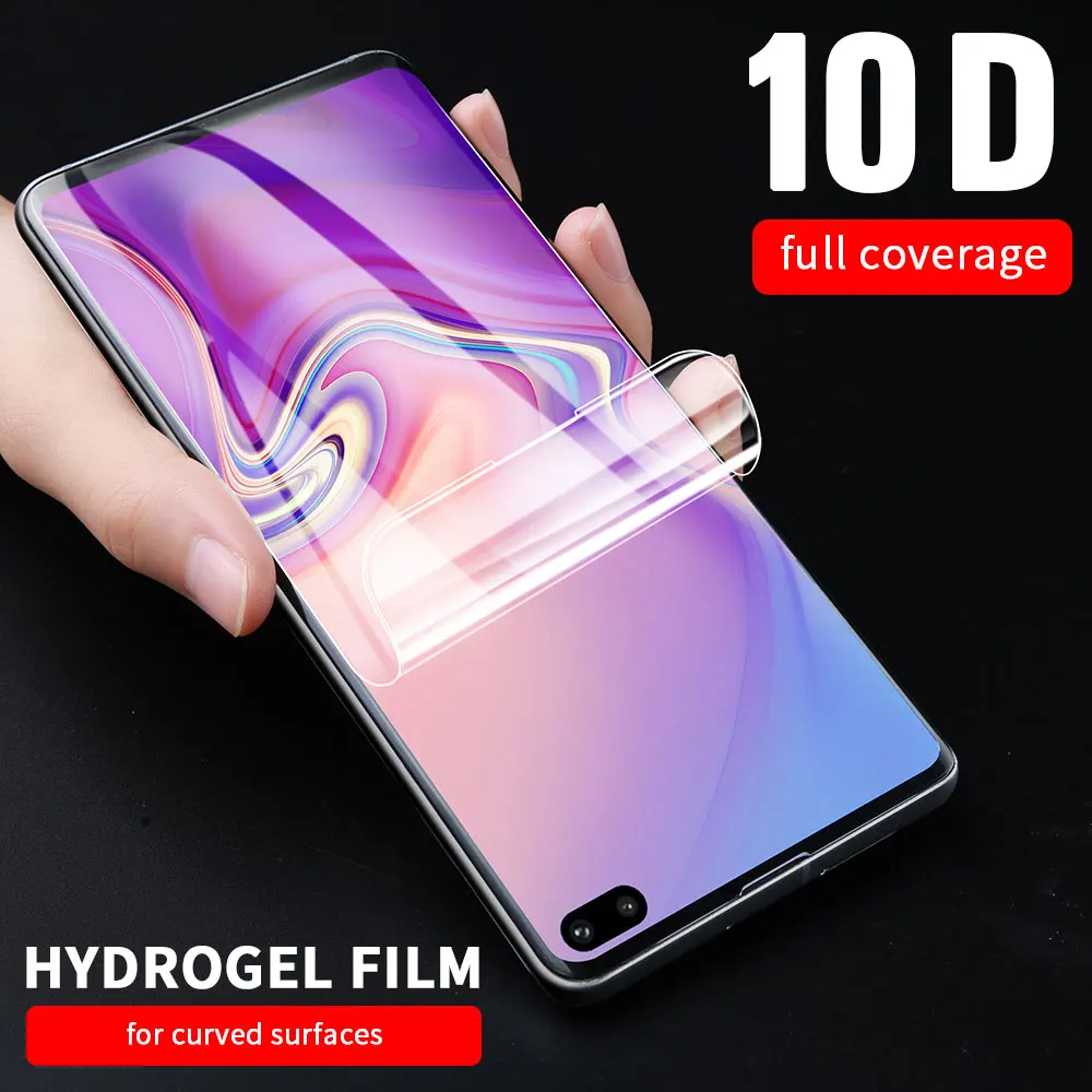 Мягкая Гидрогелевая пленка KISSCASE для Samsung S8 S9 Plus S10 5G S10E защитная из ТПУ с полным
