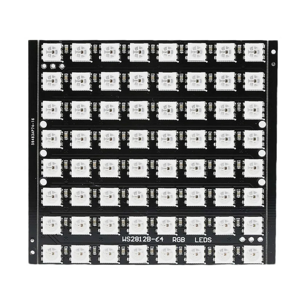 8x8 64 СВЕТОДИОДНЫЙ матричный WS2812 светодиодный 5050 RGB Полноцветный драйвер платы для Arduino