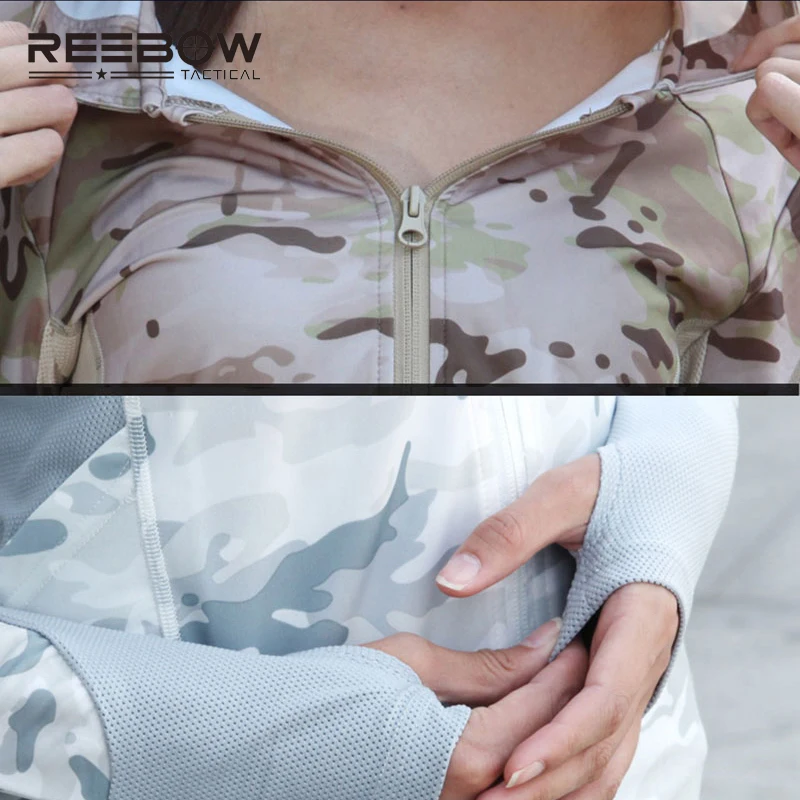 Женская камуфляжная футболка с длинным рукавом и капюшоном военные тактические