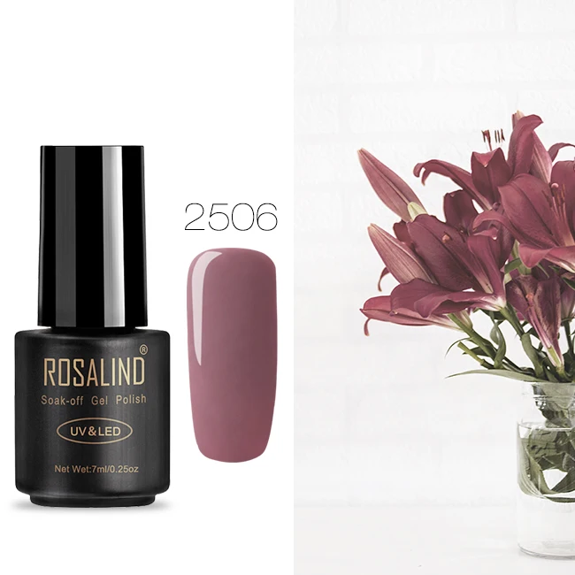 RA2506 Гель-лак ROSALIND для дизайна ногтей Гель-дизайн Праймер УФ Vernis полуперманентный впитывающий полигибридный лак для ногтей аксессуары верхнее покрытие - Цвет: RA2506