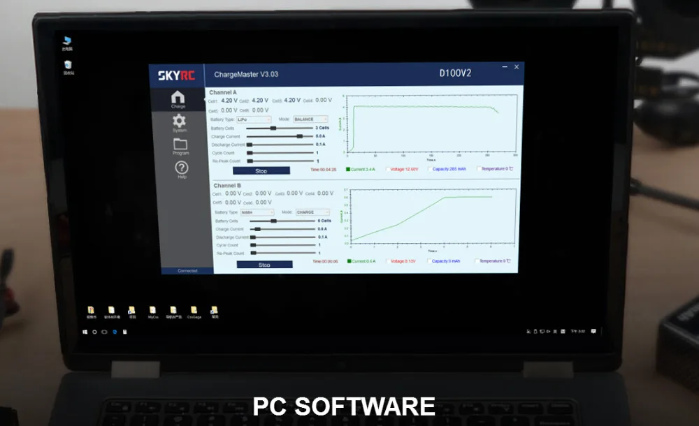 Двойное балансирующее зарядное устройство D100 V2 AC/DC устройство/источник питания