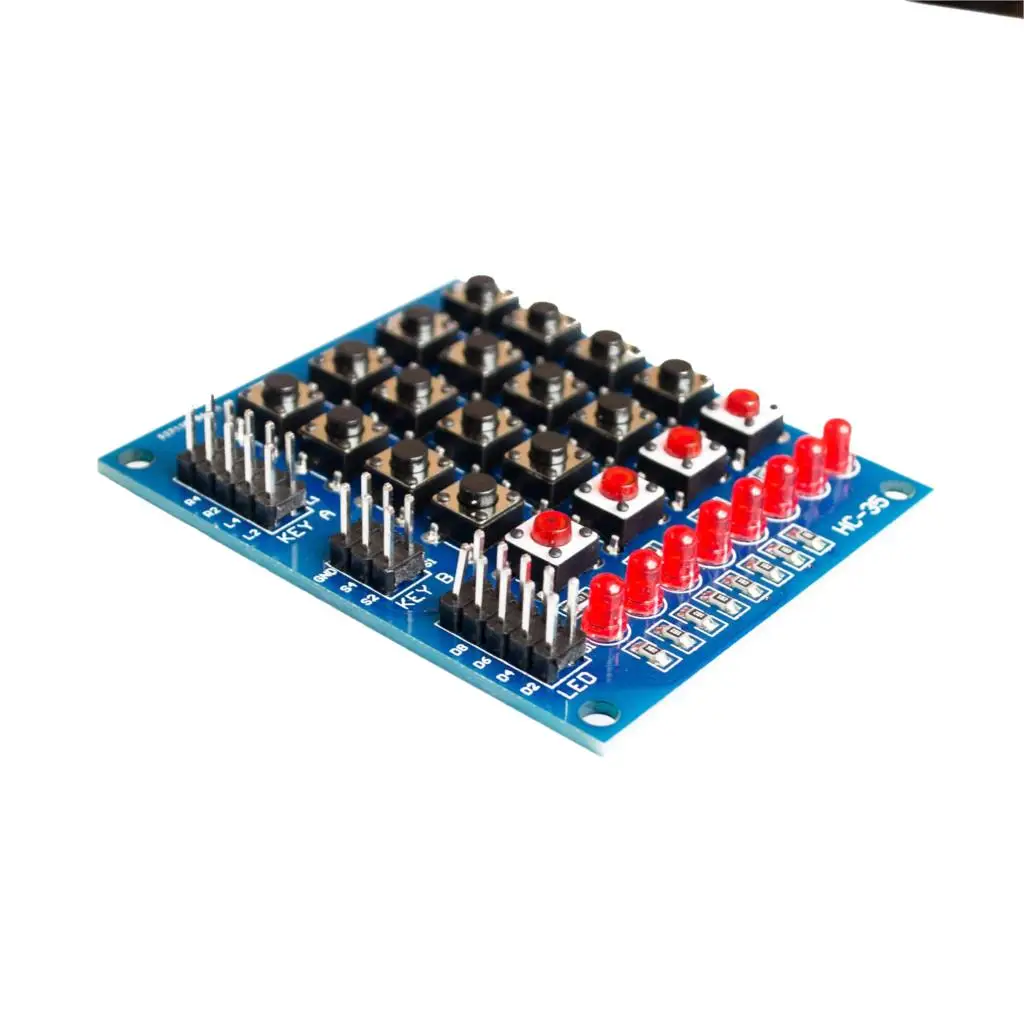 Матричная клавиатура 4X4 для Arduino модуль с 16 кнопками Панель кнопок tastaur Switch 4*4 Tasten 8