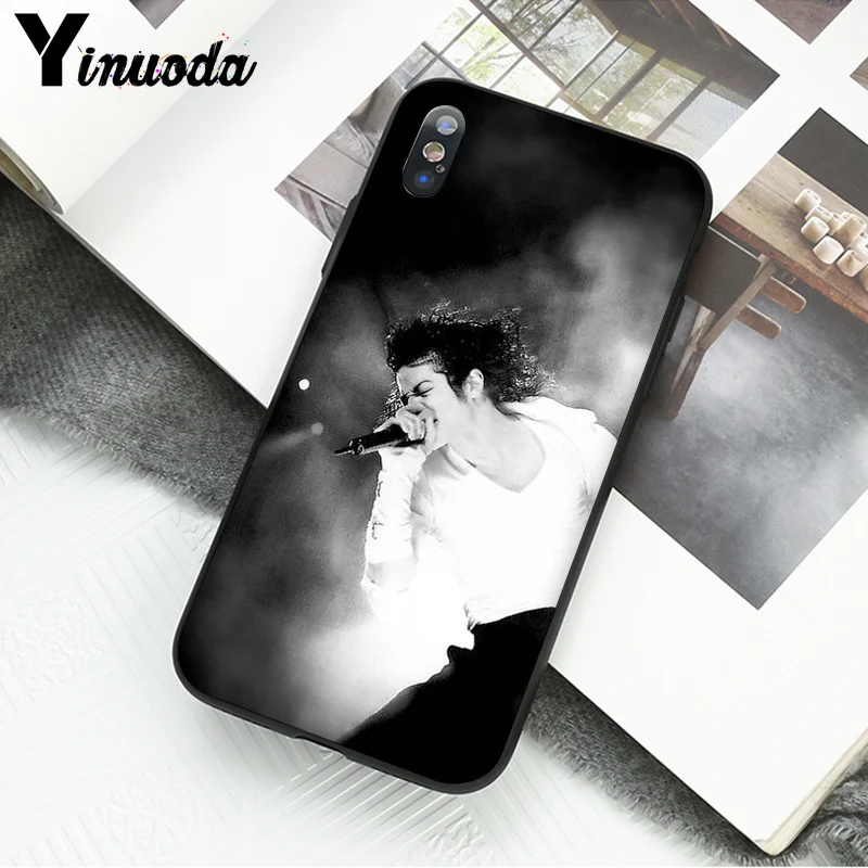 Yinuoda Майкл Джексон красочные милые аксессуары для телефонов Чехол для Apple iPhone 8 7 6 6S Plus X XS MAX 5 5S SE XR Чехол для мобильного телефона s