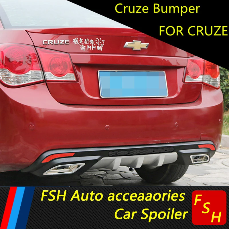Для Chevrolet Cruze задний спойлер ABS задний бампер диффузор защитные бамперы для Cruze обвес бампер задний спойлер 2009