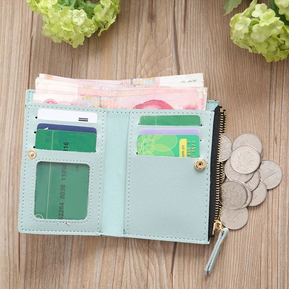 Кожаный мини кошелек для женщин 2019|purse card holder|purse cardcard holder wallet |