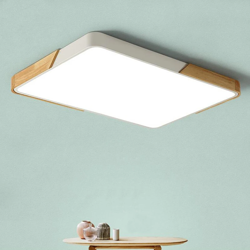 ultra-thin LED ceiling lighting wooden lamps for the living room chandeliers Ceiling hall modern lamp | Освещение
