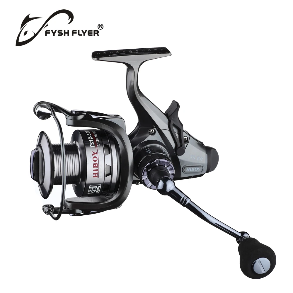 New Carp Fishing Spinning Reel Two-Speed Gear Ratio 10+1BB 4.3:1/6.3:1 Drag 17lb Aluminum Front and Rear CNC Handle | Спорт и