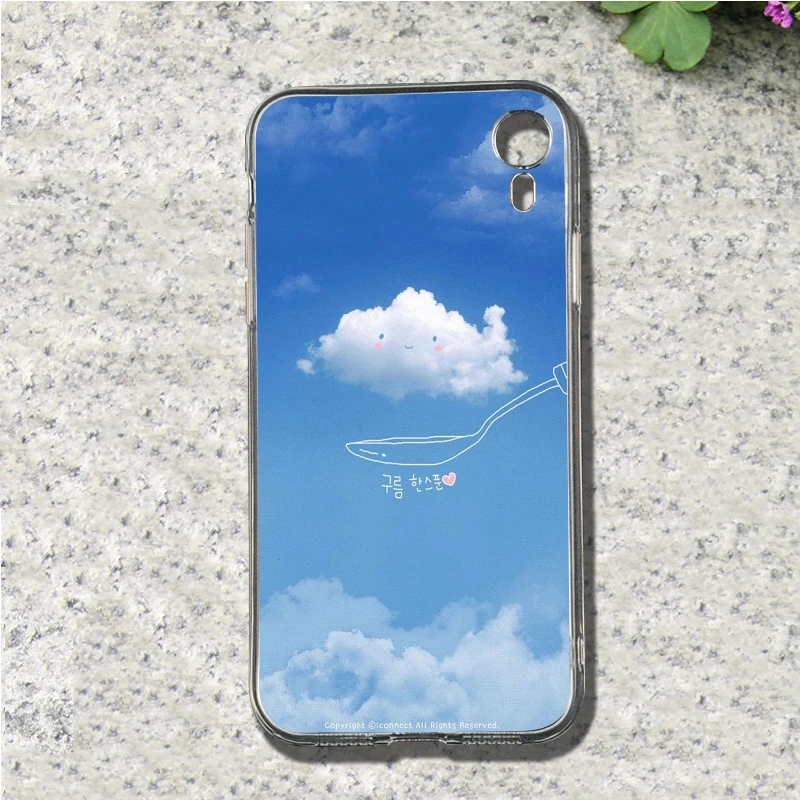 Blue sky and white clouds Soft TPU Mobile Phone for iphone 4 4S 5 5S SE 5C 6 6S 7 8 Plus X XS XR Max cover | Мобильные телефоны и