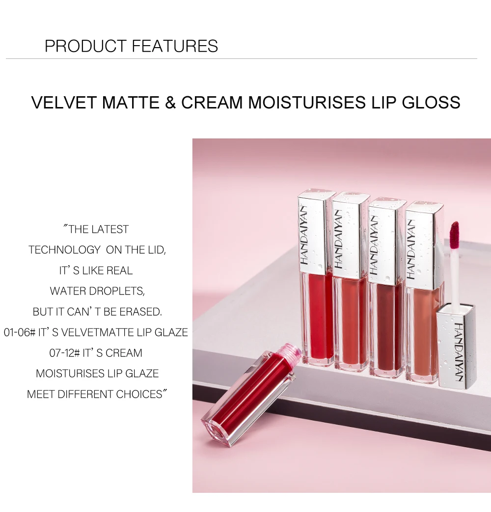 Новая популярная губная помада матовая водостойкая бархатная 12 цветов пикантные