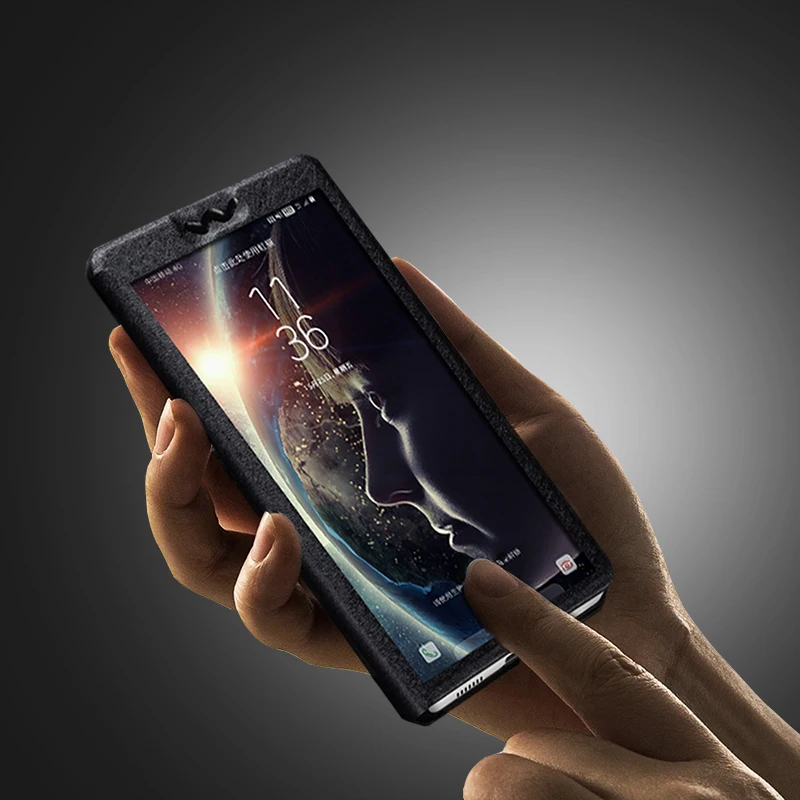 Флип чехол с окошком для Lenovo VIBE C2 K900 K920 X2 Z90 Z2 Pro роскошный кожаный подставкой