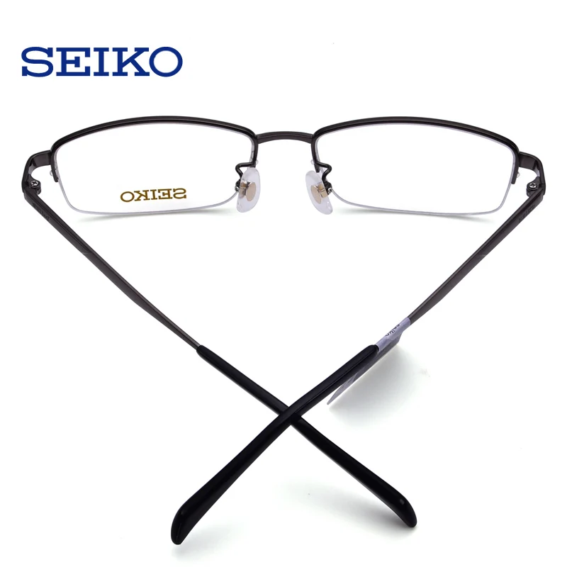 SEIKO, оправа для оптических очков, мужской светильник, титановые очки, очки для мужчин, чистый титан, оправа для оптических очков H01116
