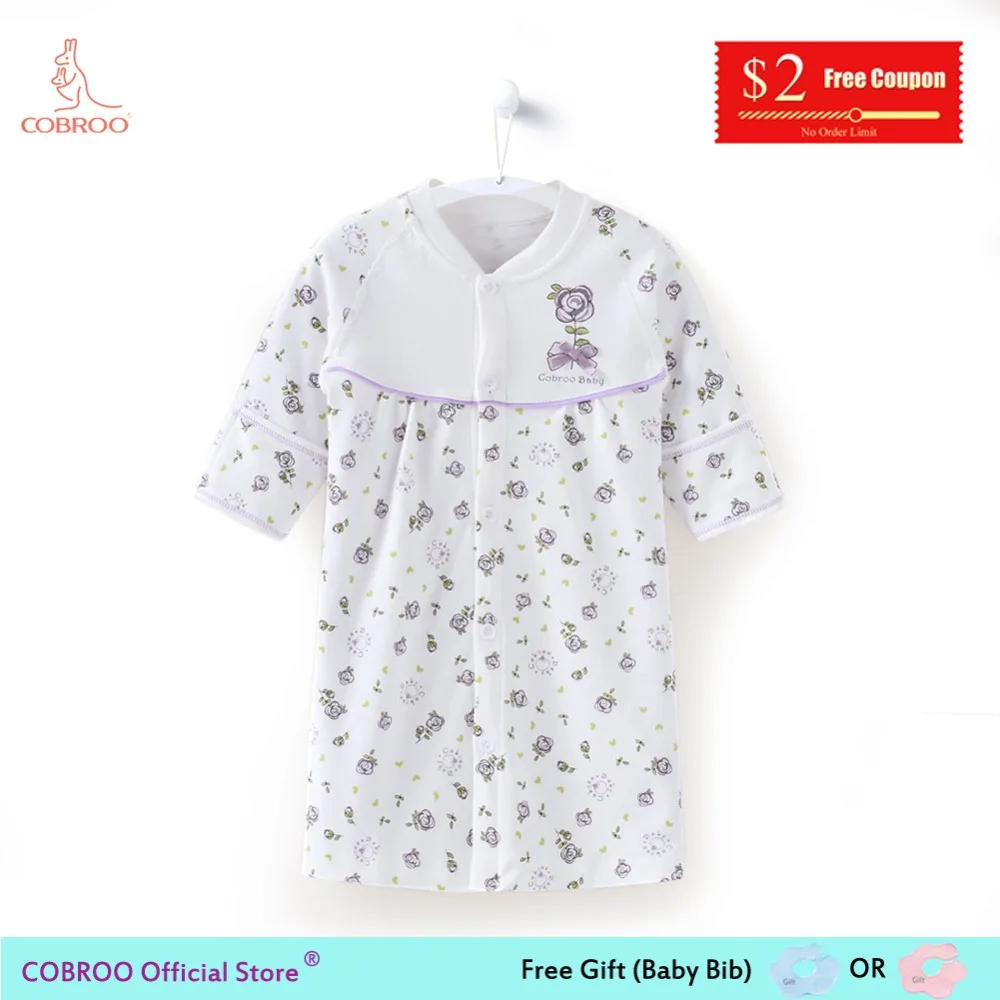 6 9 м Одежда для новорожденных детские пижамы девочек халаты хлопок летние детей