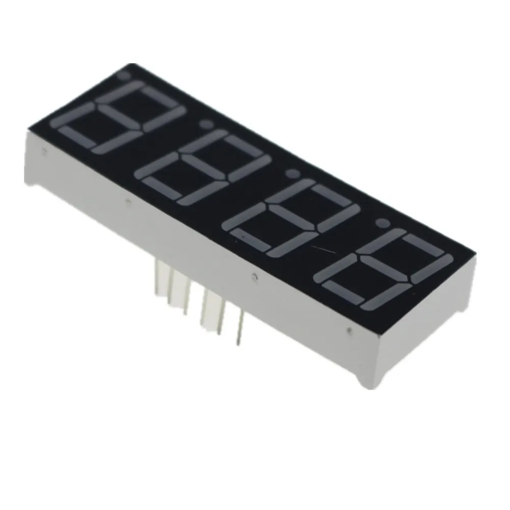 0 56 дюймов 4bit общий анод цифровой трубки Красный светодиодный Дисплей 7
