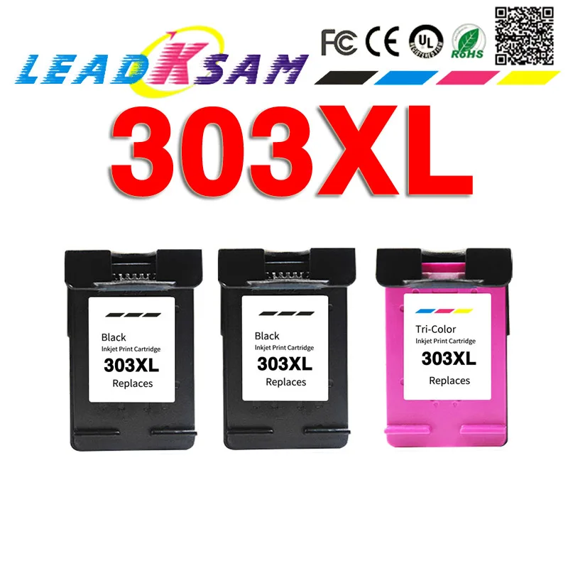 303XL заправленный чернильный картридж для hp303 303 XL ENVY PHOTO 6020 6030 7130 7134|Чернильные