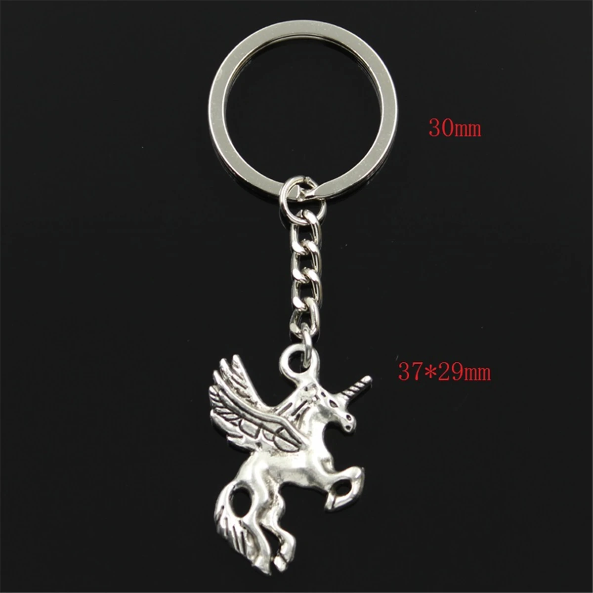 Новый брелок 37x29mm fly Подвески в виде конька DIY Для мужчин автомобильный кольцо