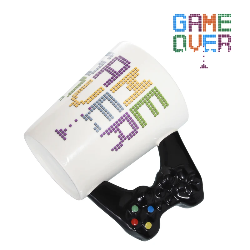 Кружка Game Over Coffee с 3d игровым контроллером кружка керамическая чашка кружки для