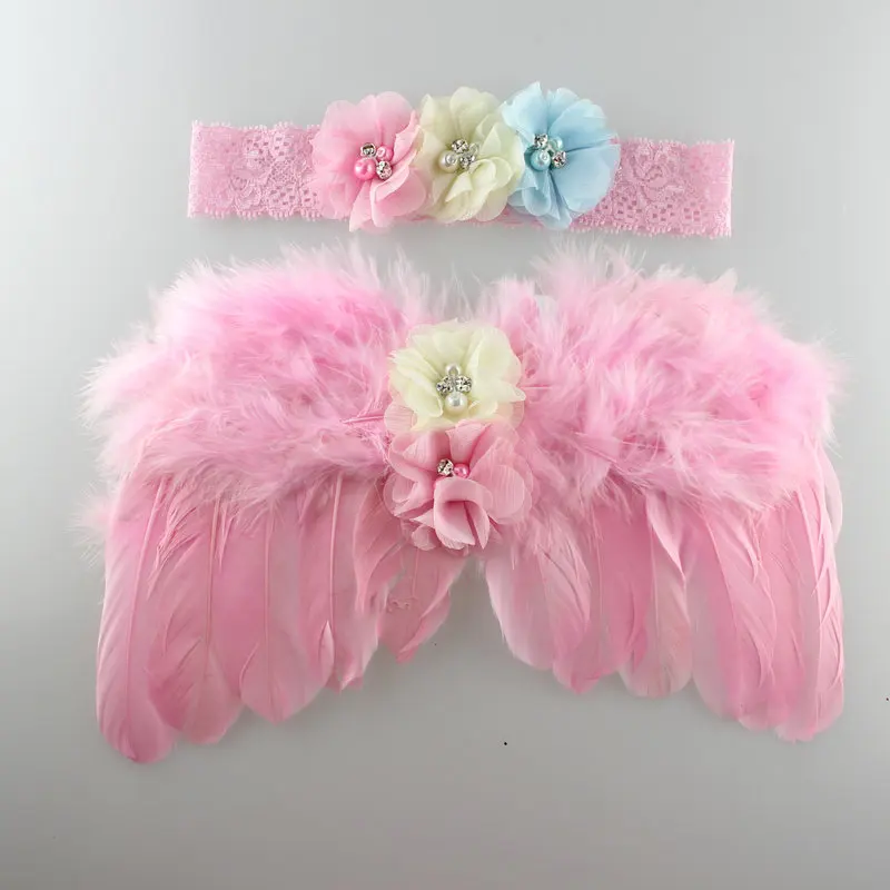 Повязка на голову с перьями и крыльями ангела | Мать ребенок