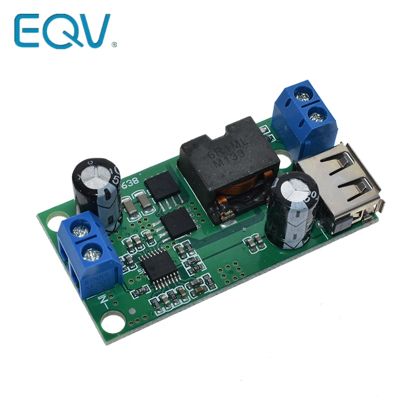 DC 9V 12V 24V 36V до 5V/5A понижающий модуль Регулируемый Модуль преобразователя
