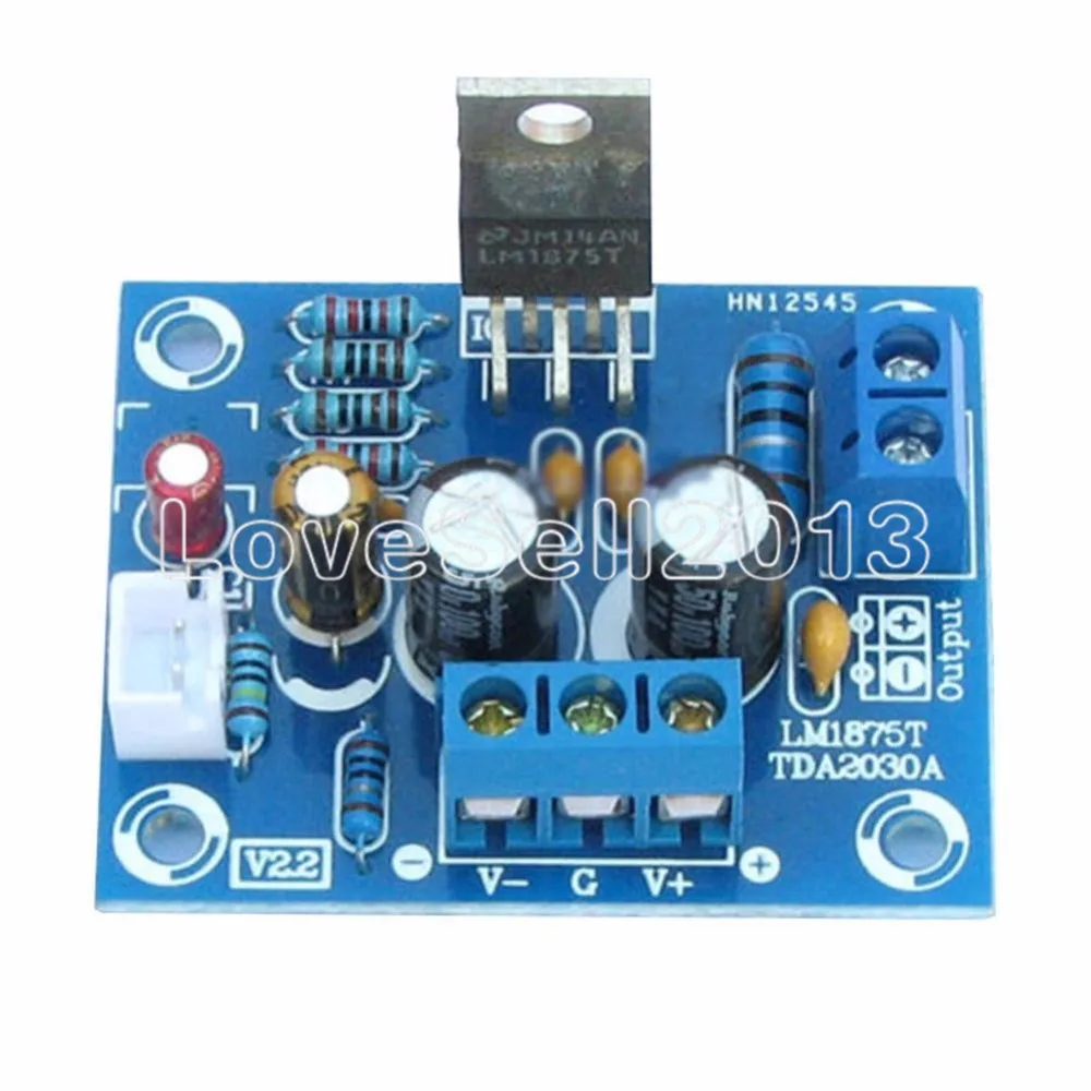 20 Вт Hi Fi моно канал LM1875T стерео аудио усилитель плата модуль DIY Kit|Запасные части| |