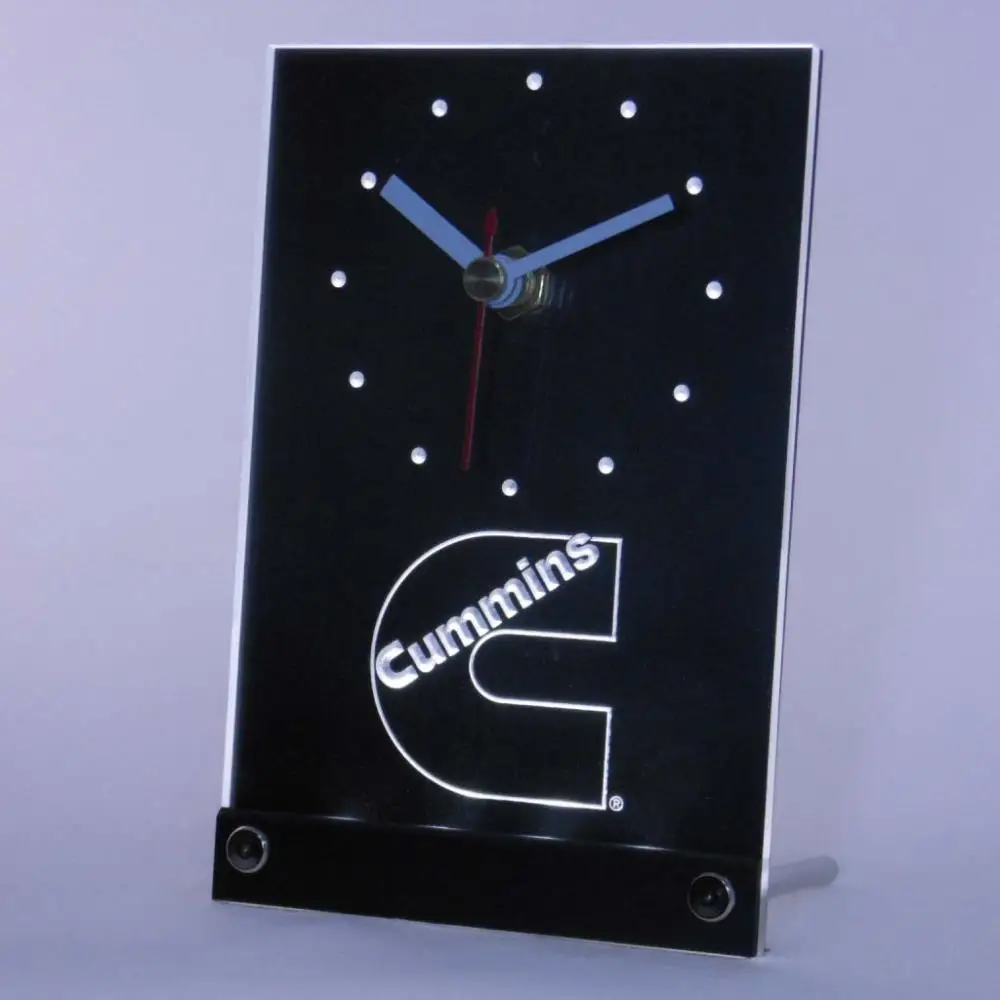 

tnc0175 Car Tire Auto Equipment Tool Table Desk 3D LED Clock